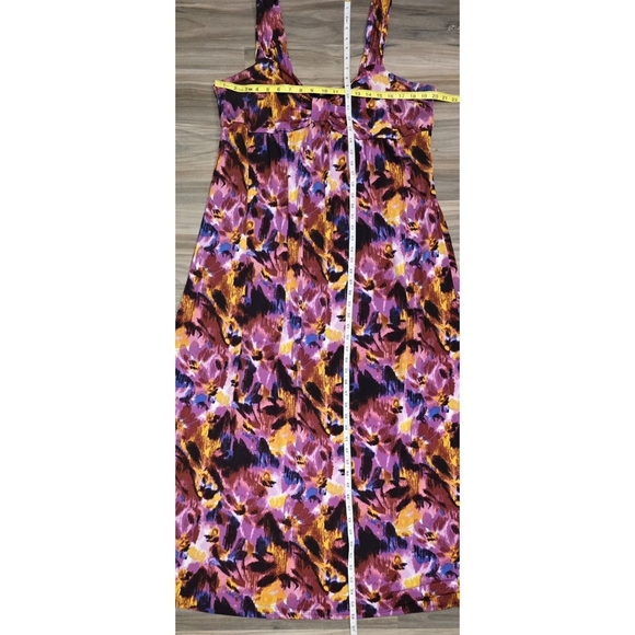 Style & Co Watercolor Print Maxi Dress, Size XL - Picture 3 of 6